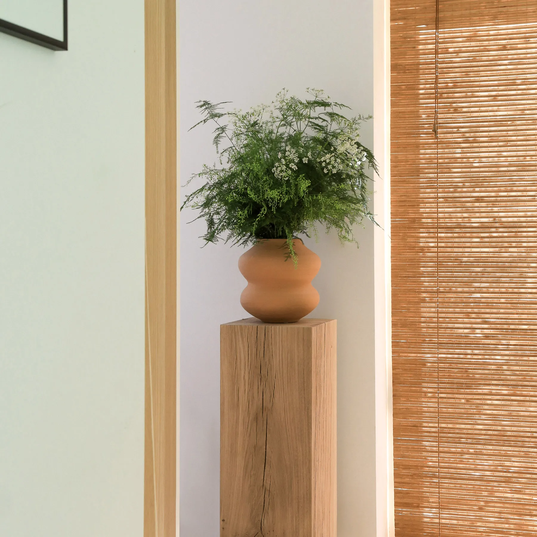 Belle raw vase 26 cm, Pink Bergs Potter
