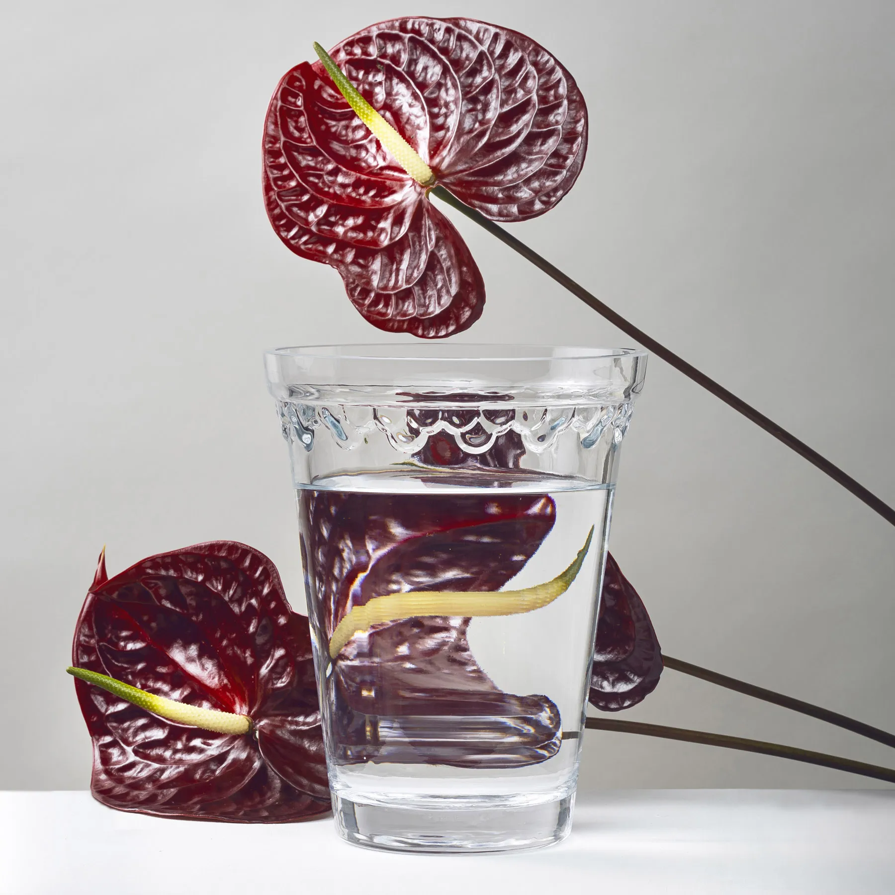 Copenhagen vase, Clear, 21 cm Bergs Potter