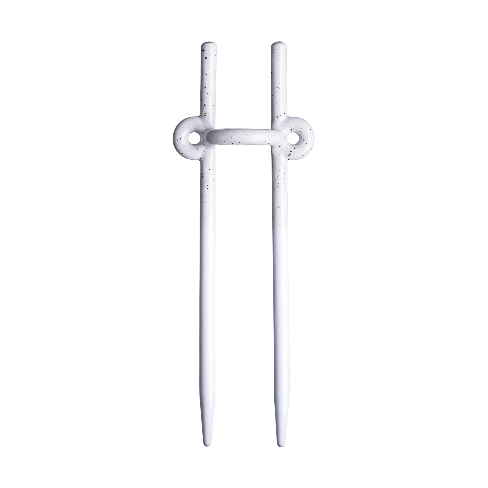Folk Hinto plant support, Pebble White Bergs Potter