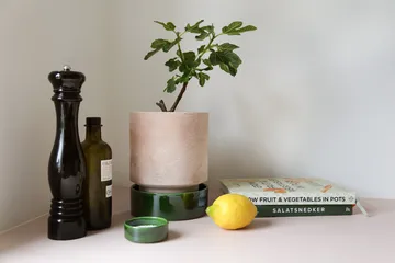 Hoff pot - Ø14 cm, Raw Rosa-Misty Blue - Bergs Potter