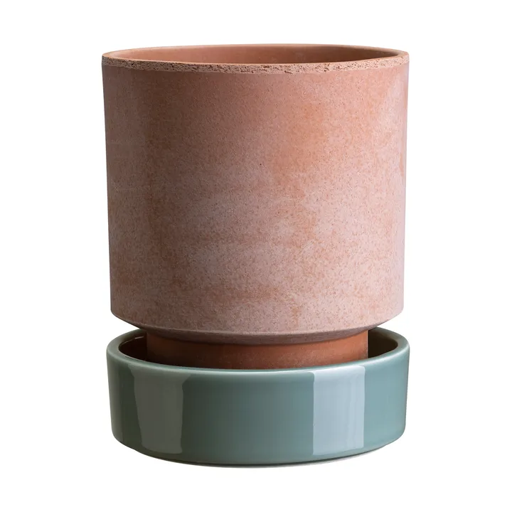 Hoff pot - Ø18 cm, Raw Rosa-Misty Blue - Bergs Potter
