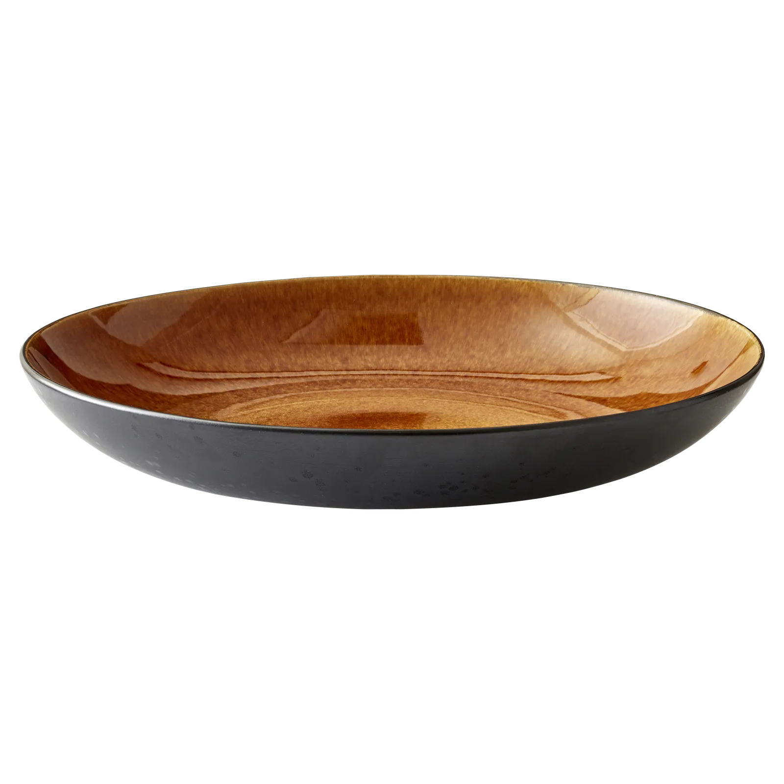 Bitz bowl Ø40 cm, Black-amber Bitz