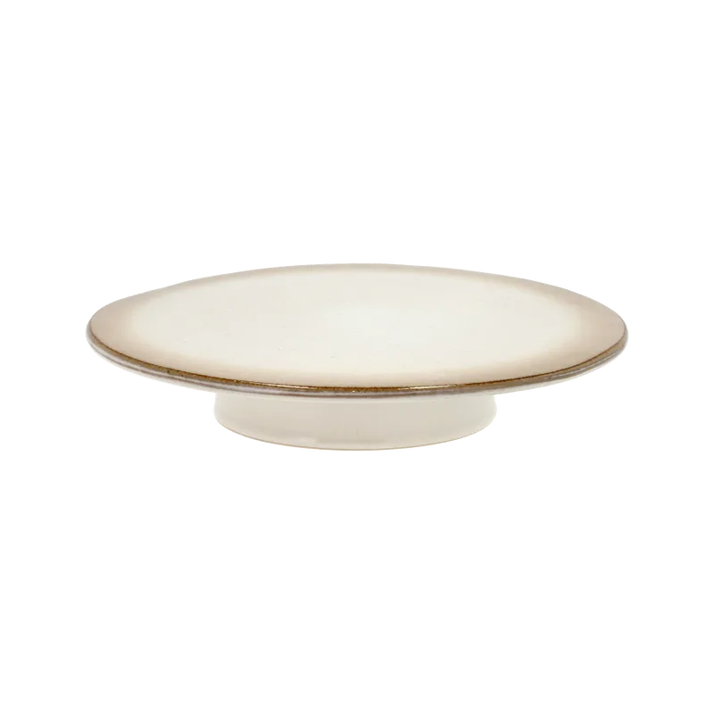 Bitz cake stand on foot Ø30 cm, Cream white Bitz