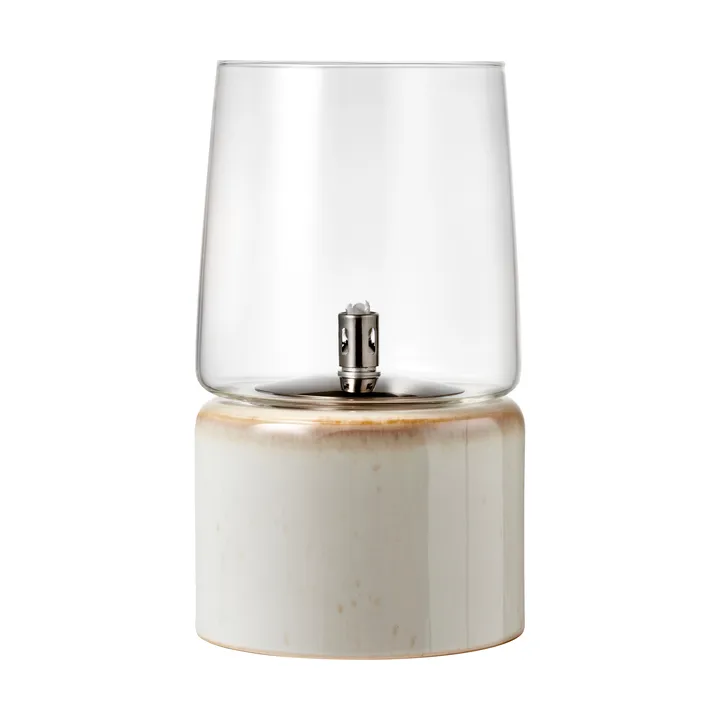 Bitz Gastro oil lamp Ø15x26 cm - cream white - Bitz