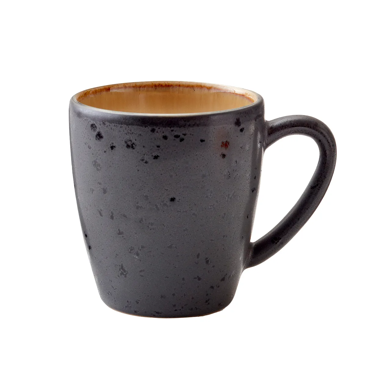 Bitz mug 19 cl black, black-amber Bitz