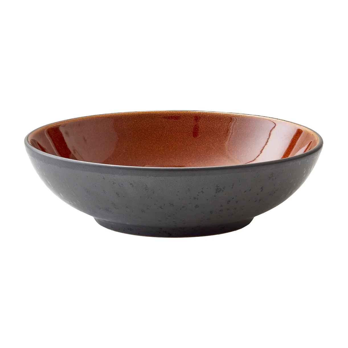 Bitz pasta bowl Ø20 cm black, black-amber Bitz