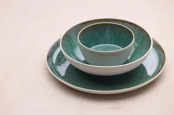 Bitz plate gastro Ø27 cm - White-green - Bitz