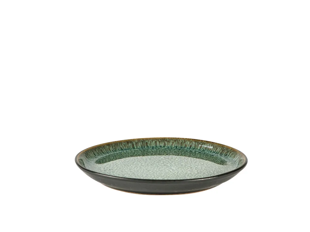 Gastro plate Ø17 cm, Black-green Bitz