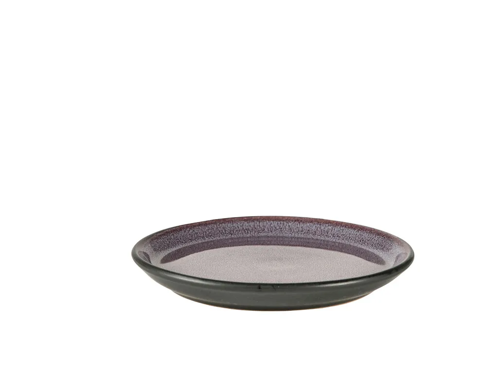 Gastro plate Ø17 cm, Black-purple Bitz
