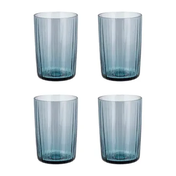 Kusintha drinking glass 28 cl 4-pack - Blue - Bitz