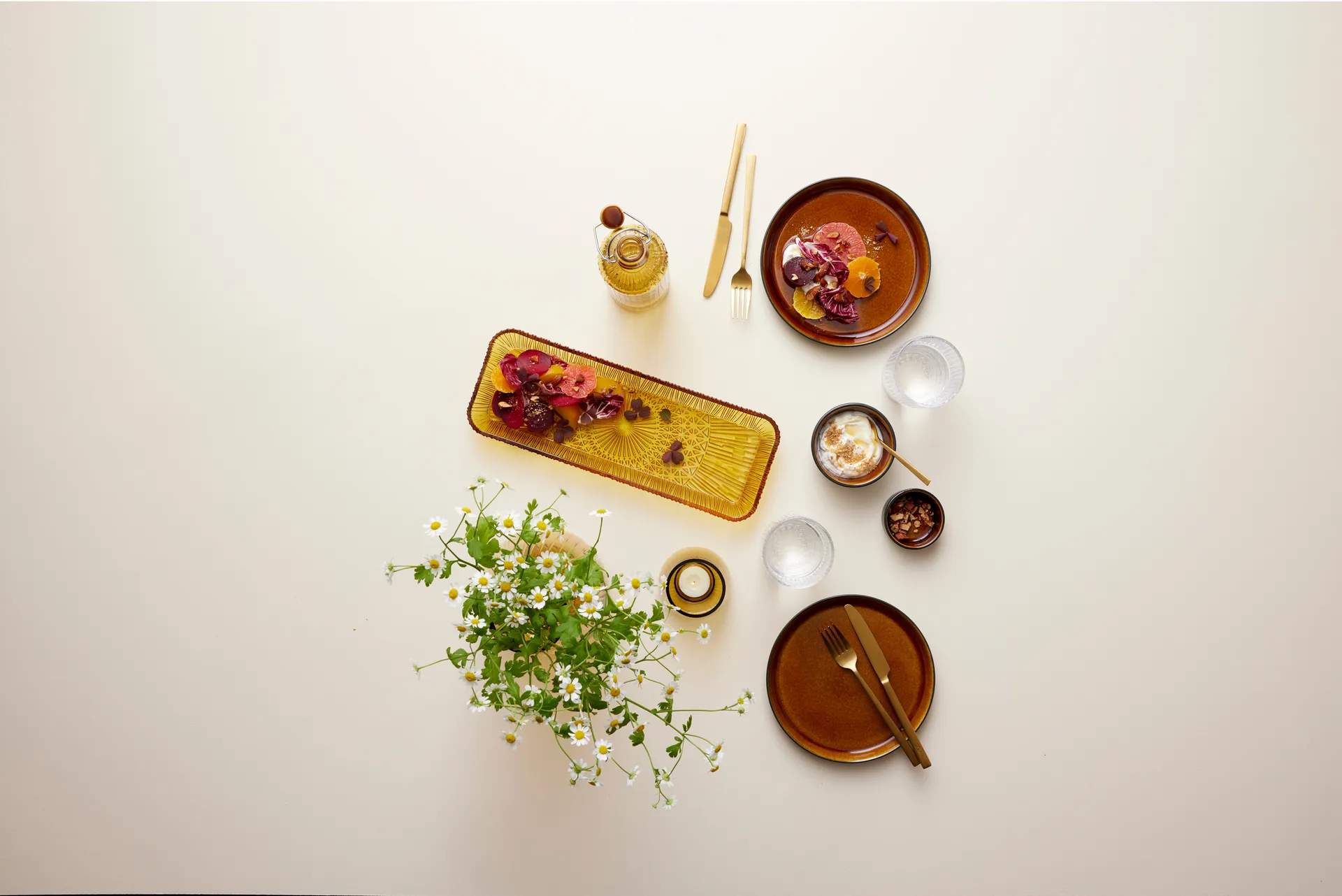 Kusintha serving dish rectangular 14x38 cm, Amber Bitz