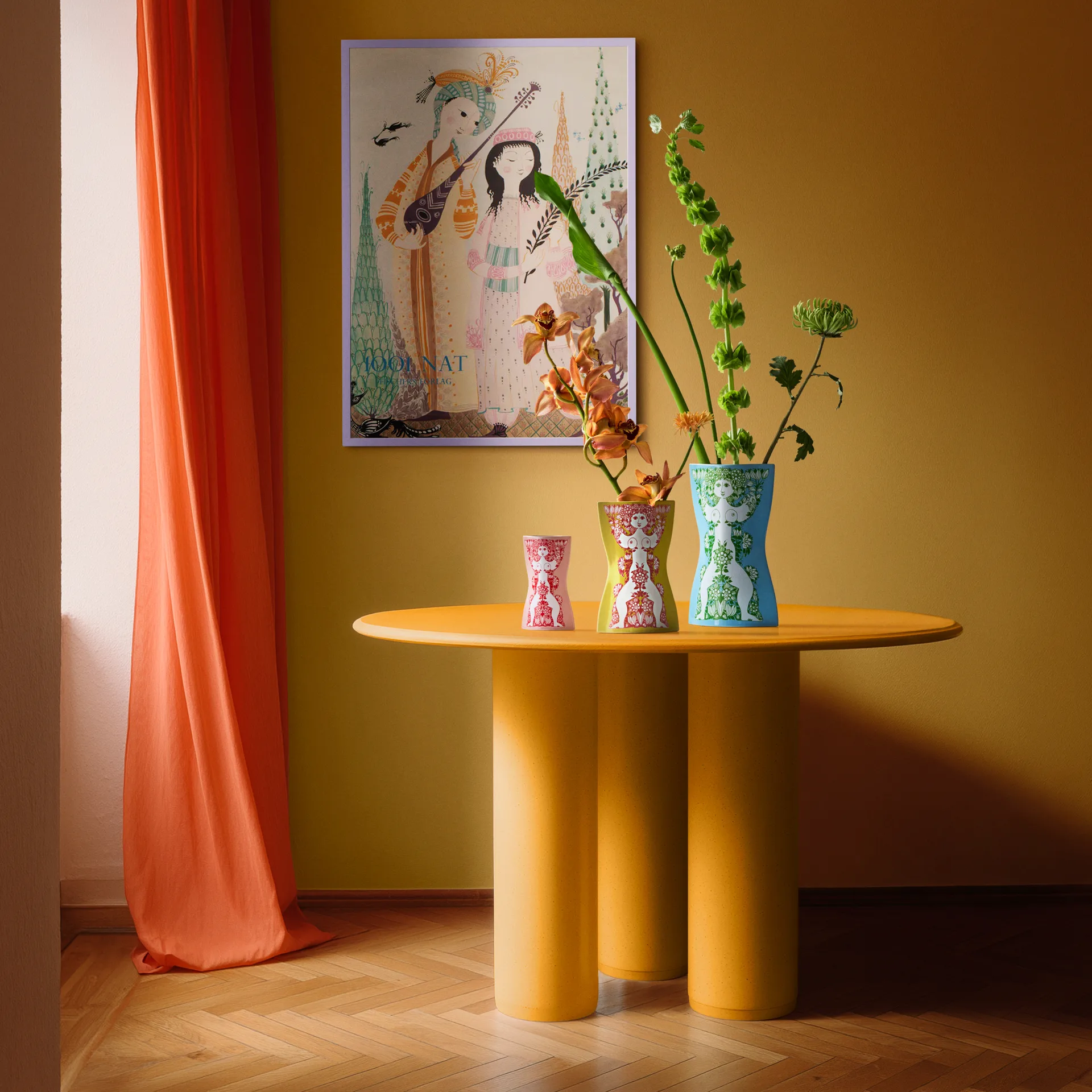 Nina vase, Light blue-green, 28.5 cm Bjørn Wiinblad