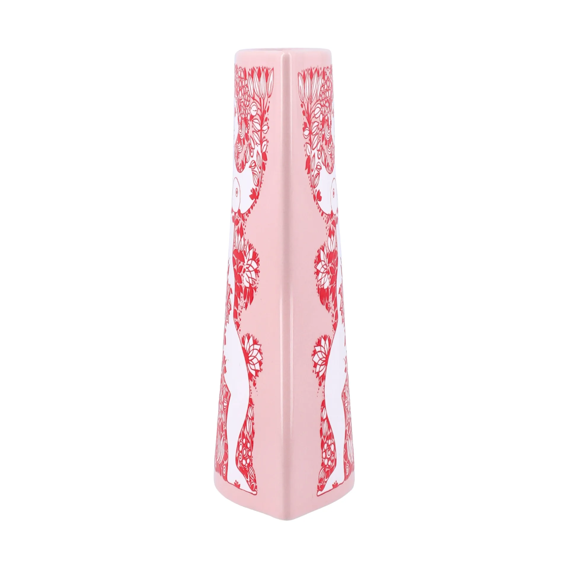 Nina vase, Pink-red, 16.5 cm Bjørn Wiinblad