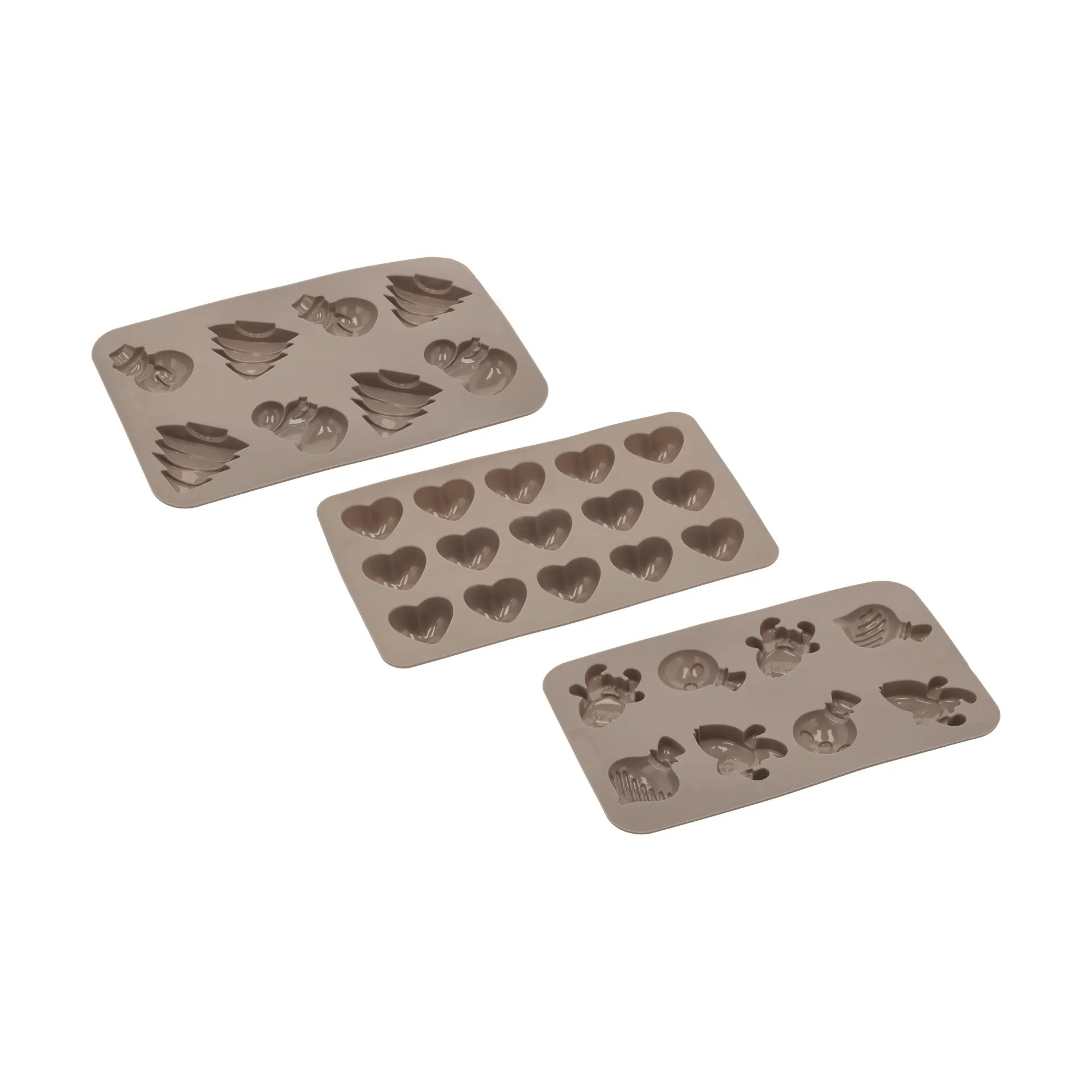 Blomsterbergs chocolate mould, Latte, 3 pieces Blomsterbergs