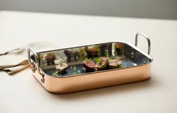 Blomsterbergs oven pan 35x25.5x6.3 cm - Copper - Blomsterbergs
