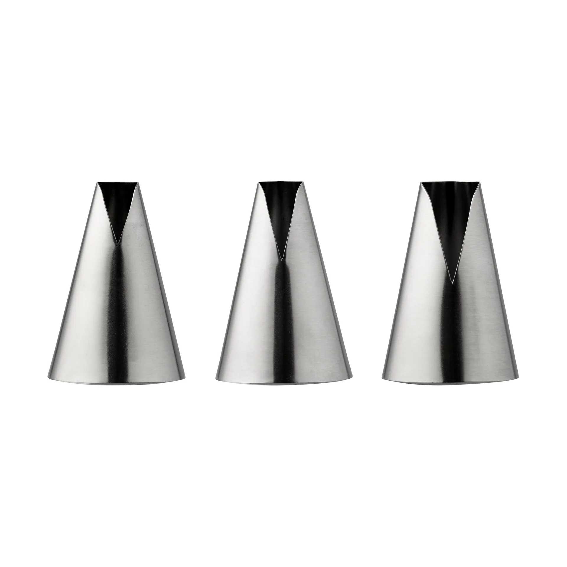 Blomsterbergs saint honoré nozzle set 3-parts, Steel Blomsterbergs