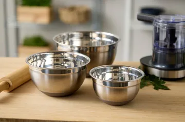 Mixing bowl with silicone base latte. - 1.5 liters - Blomsterbergs