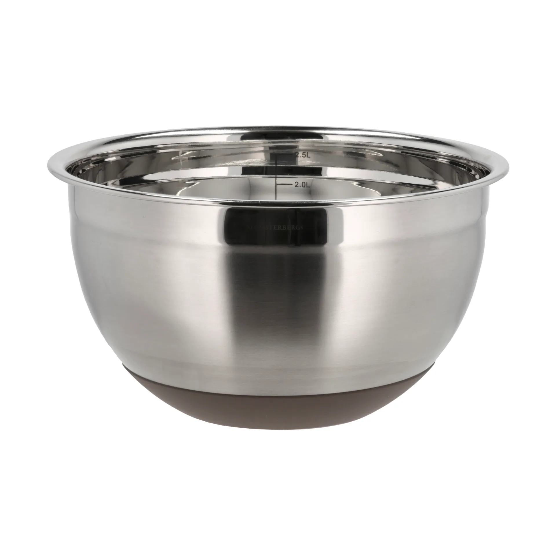 Mixing bowl with silicone base latte., 3 liters Blomsterbergs