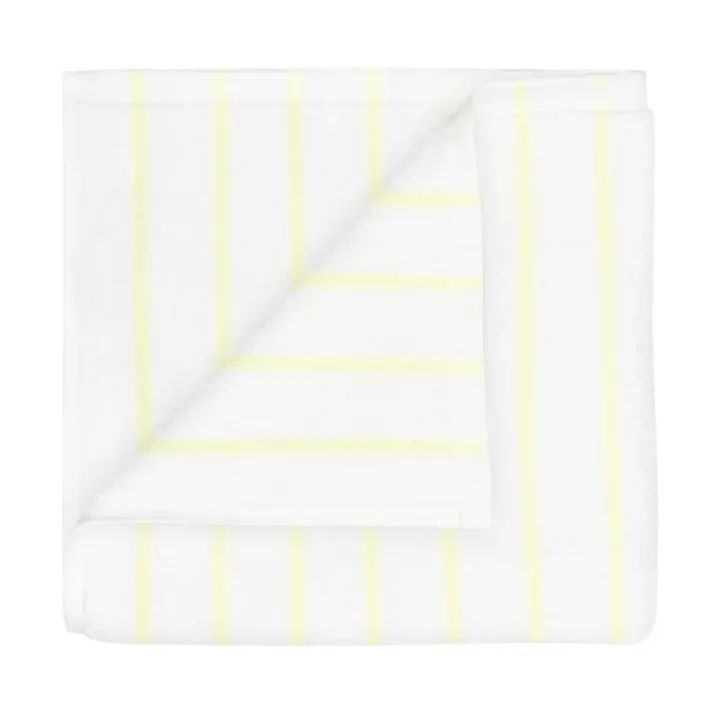 Arto towel - 2-pack, Transparent yellow-white, 30x50 cm - blomus