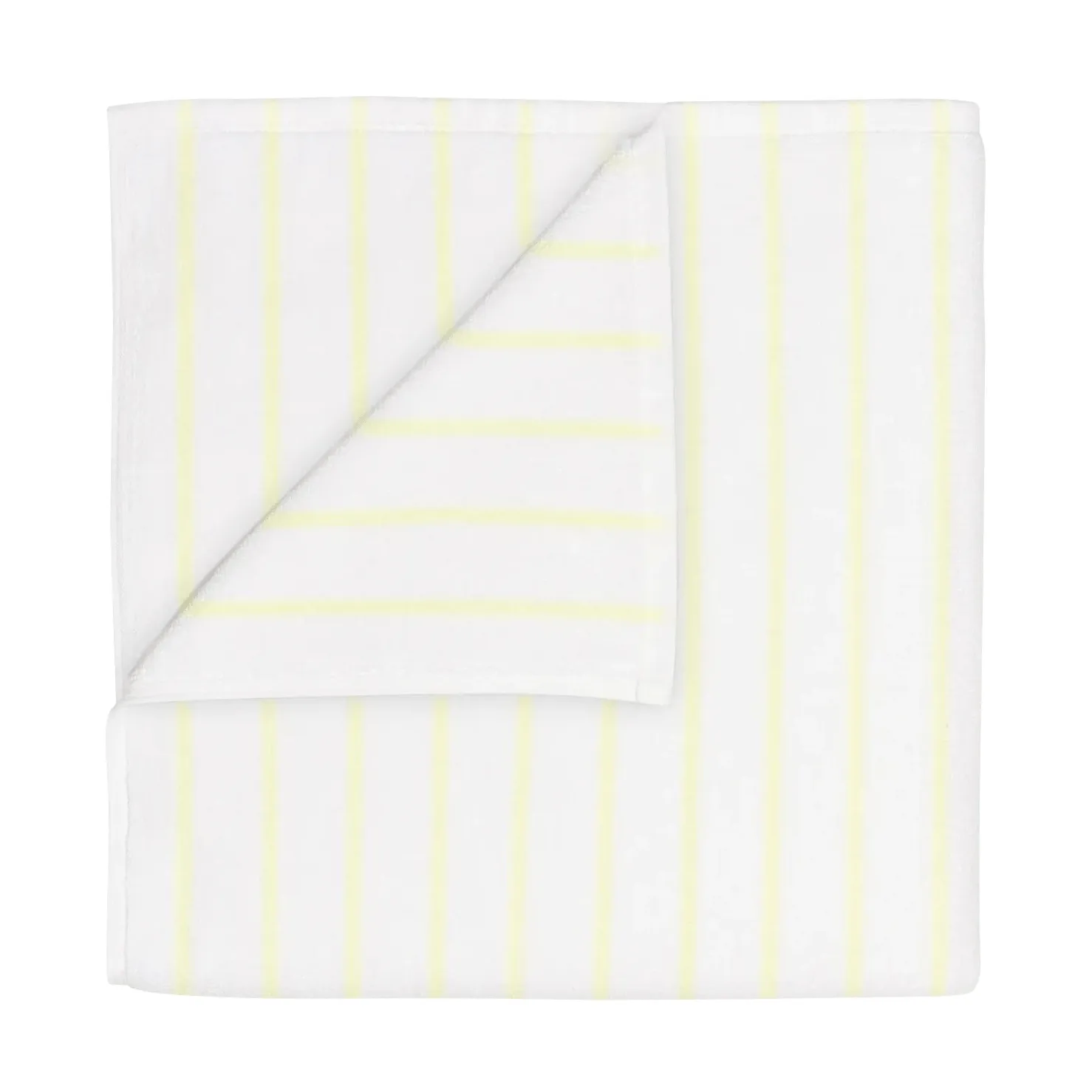 Arto towel, Transparent yellow-white, 70x140 cm blomus