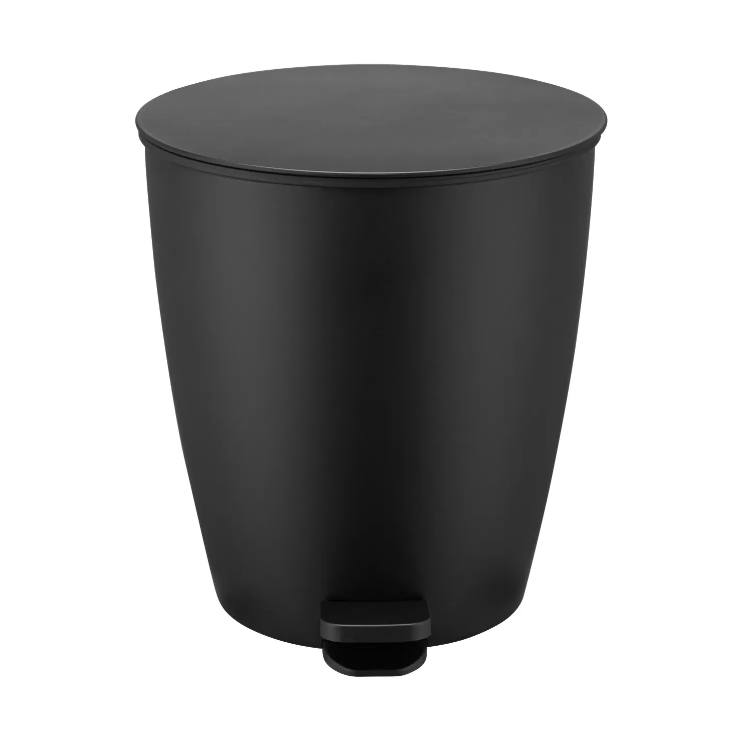 Ava pedal bin, Black, 3 l blomus