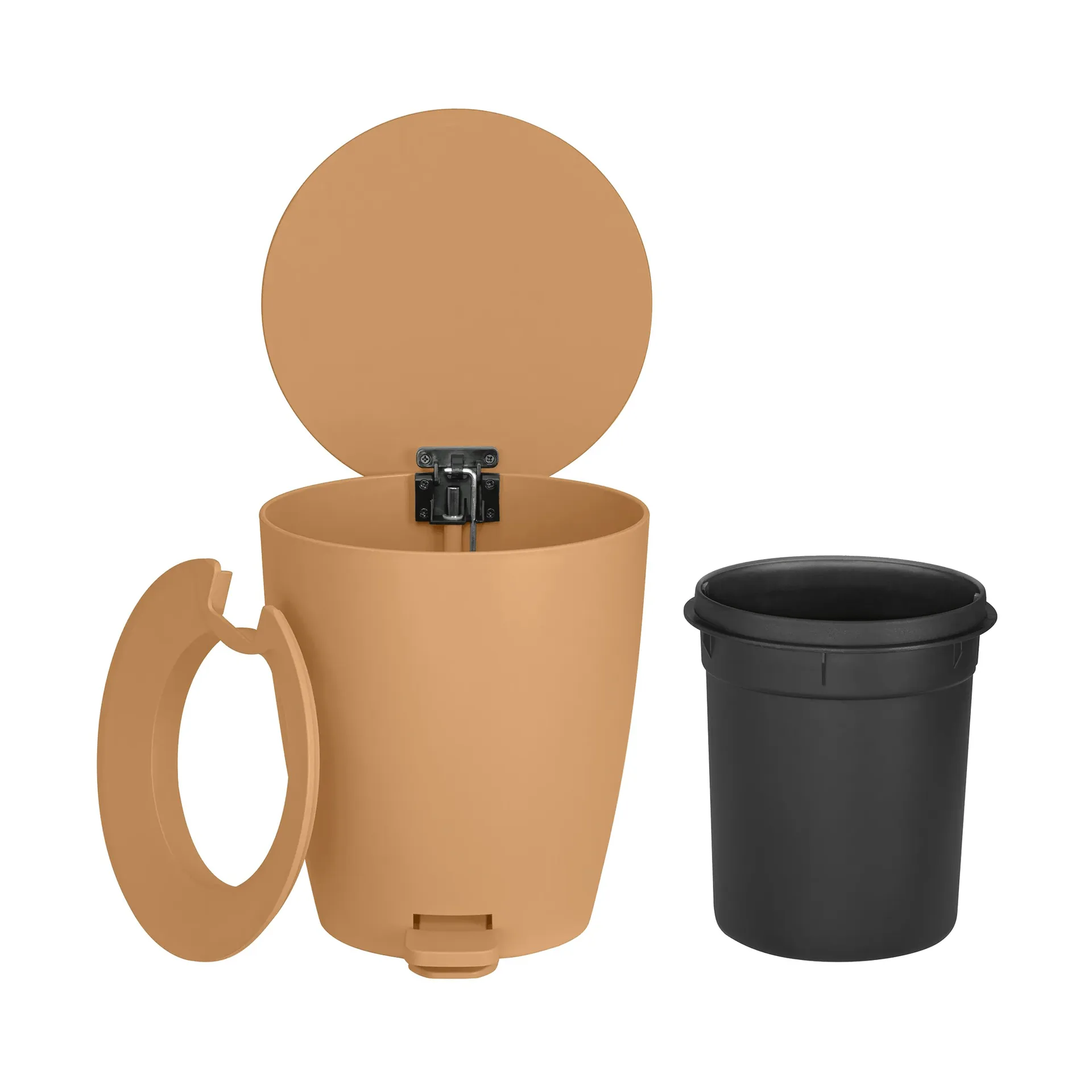 Ava pedal bin, Tan, 3 l blomus