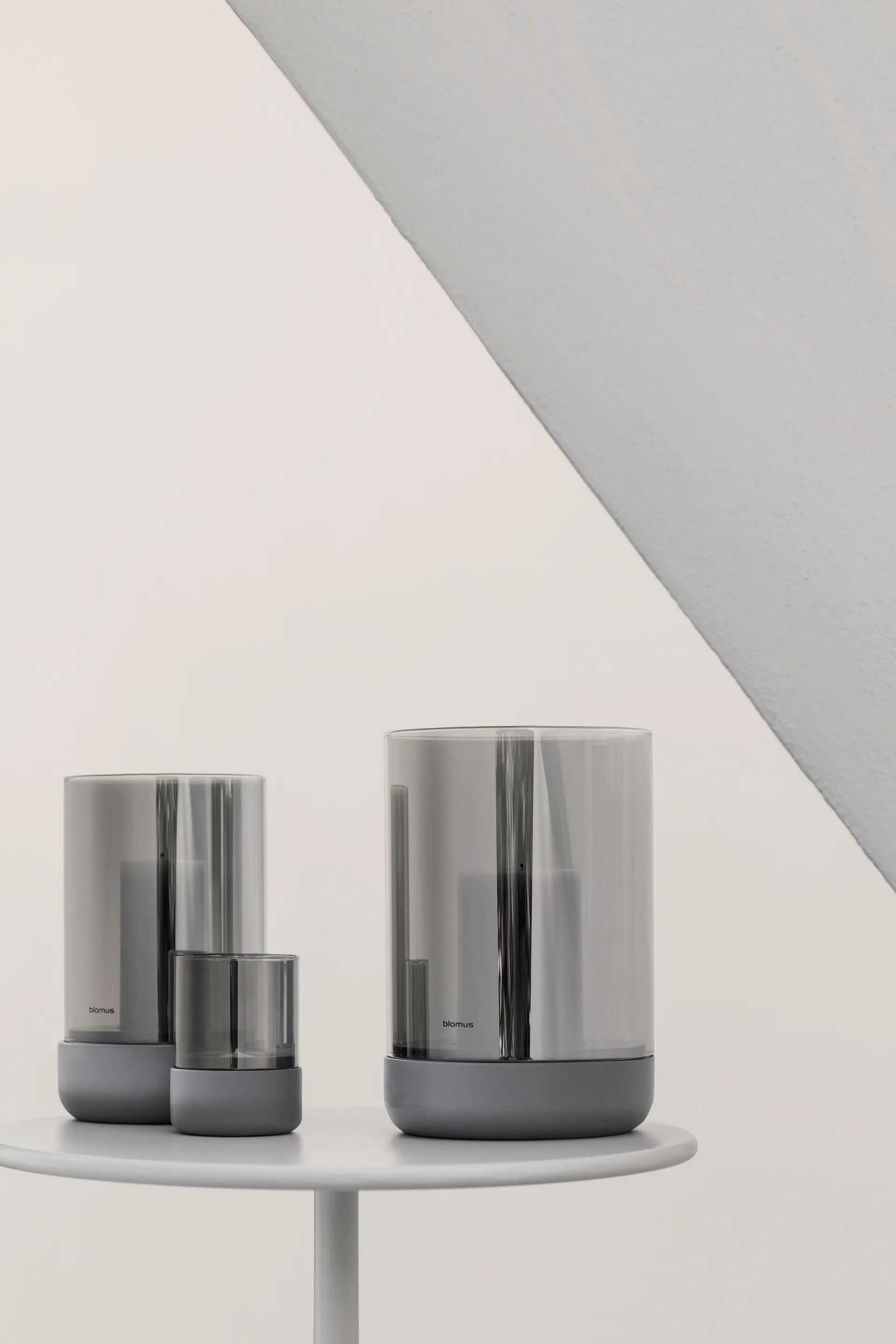 Calma lantern Ø12 cm, Gray-smoke blomus