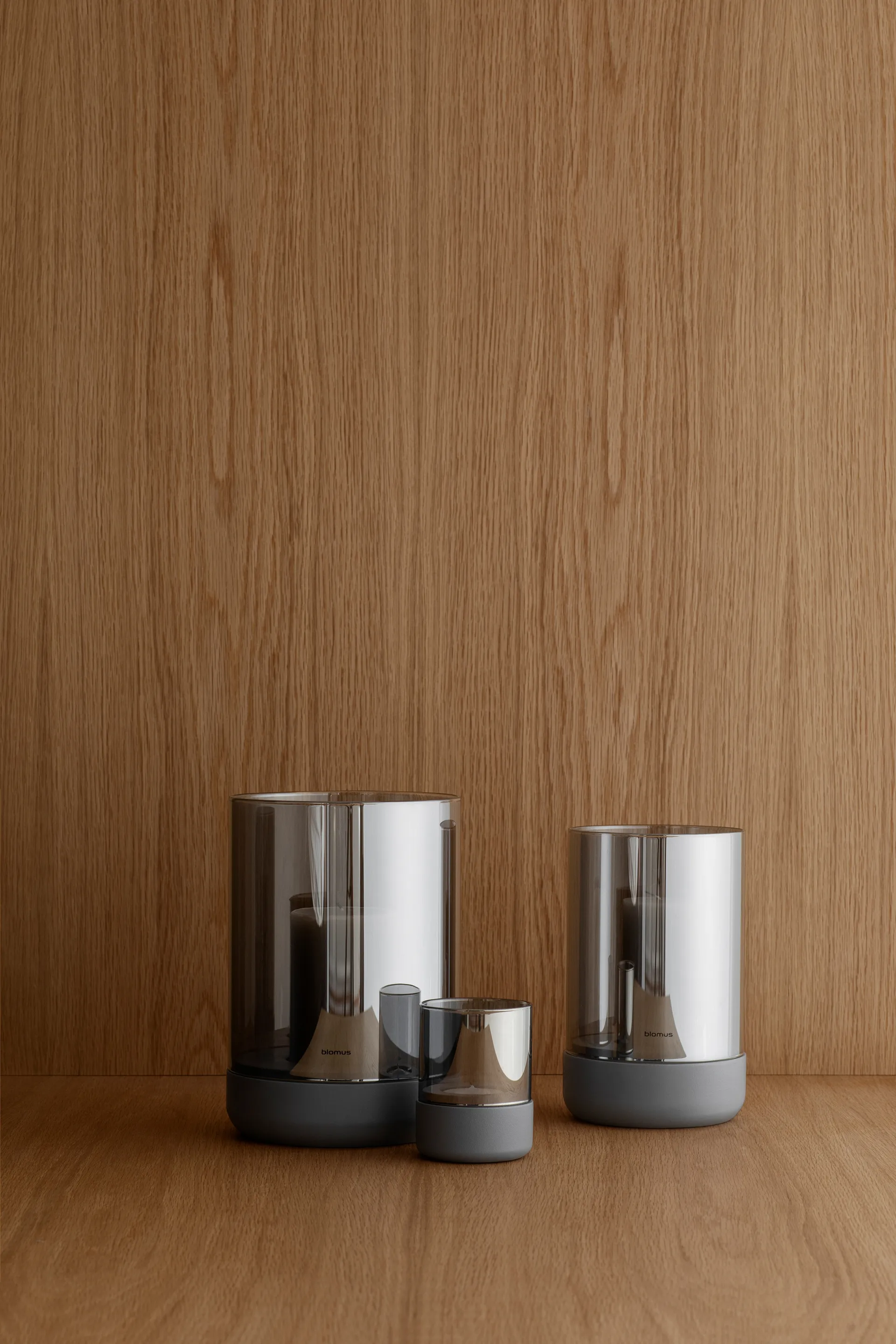 Calma lantern Ø12 cm, Gray-smoke blomus