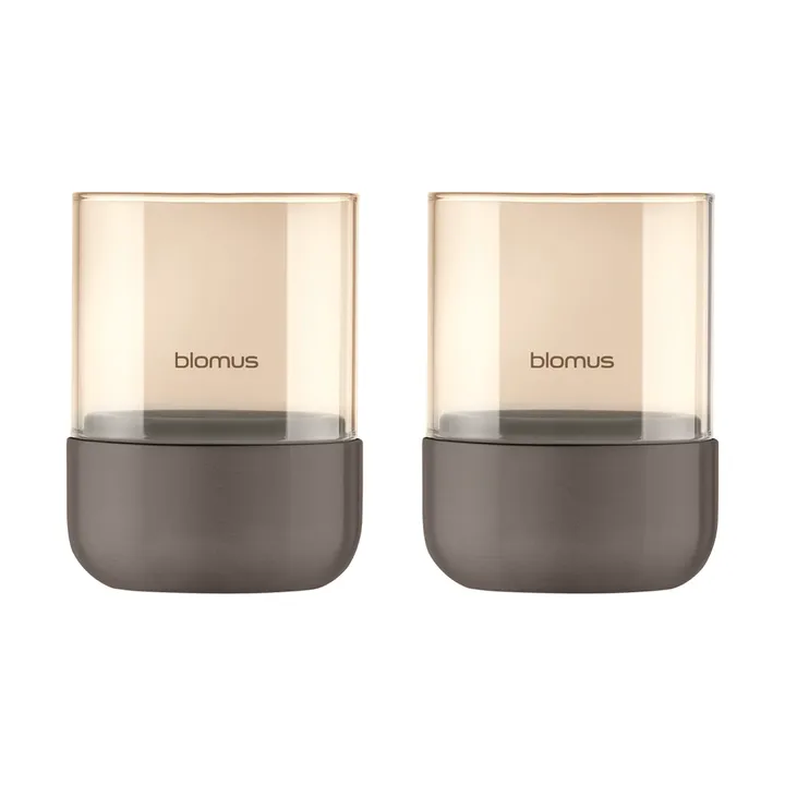 Calma lantern Ø7 cm 2-pack - Burned Metal-metallic finish - blomus
