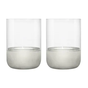 Calma lantern Ø7 cm 2-pack - Light grey - blomus