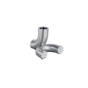 Doodle candle holder - Matte stainless steel - blomus