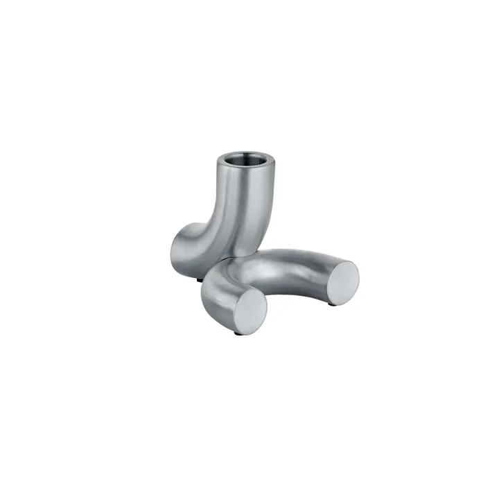 Doodle candle holder - Matte stainless steel - blomus