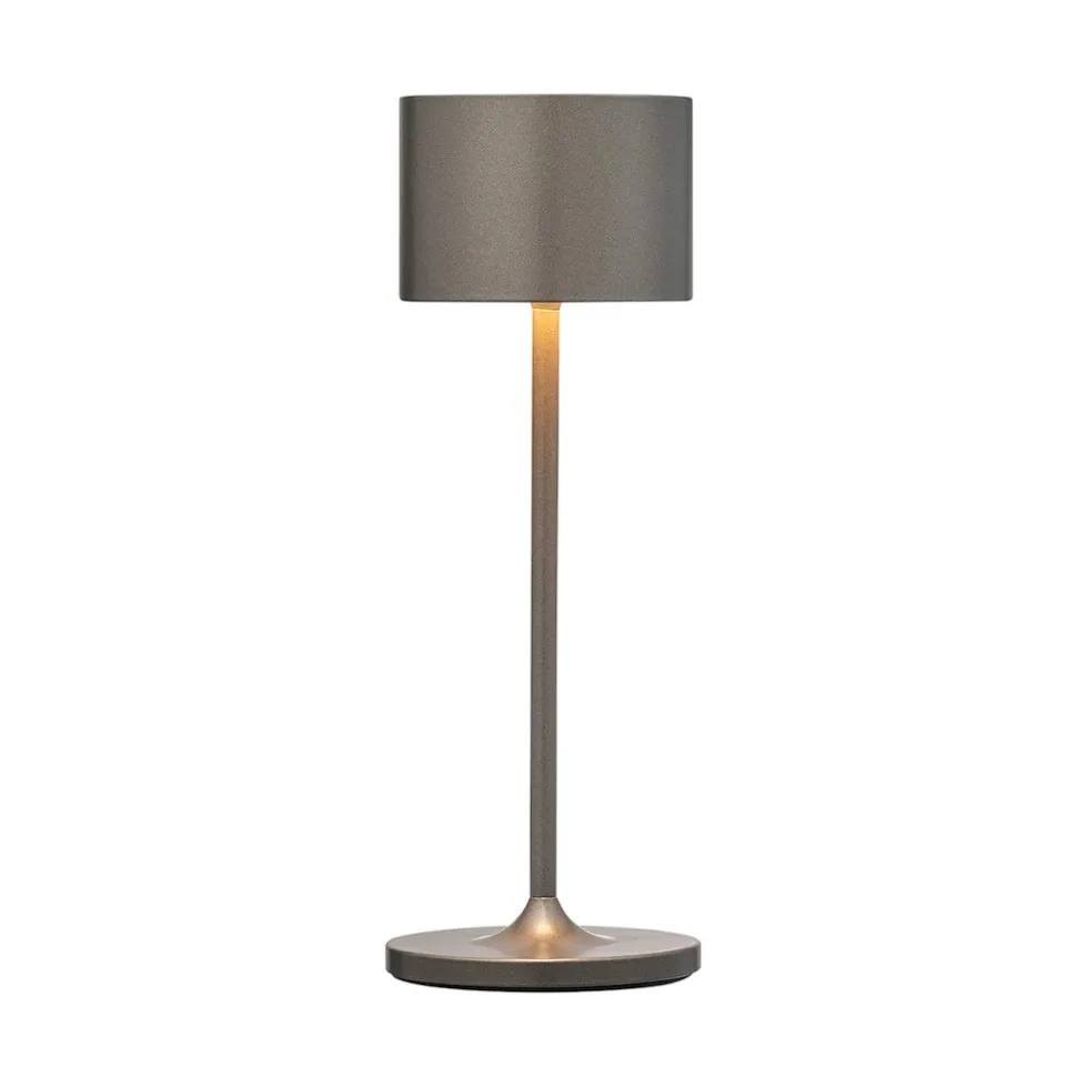 Farol mini LED lamp 19.5 cm, Burned metal blomus