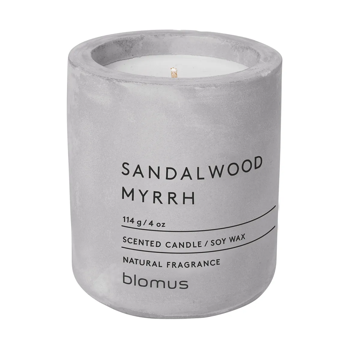 Fraga scented candles 24 hours, Micro chip-Sandalwood & Myrrh blomus