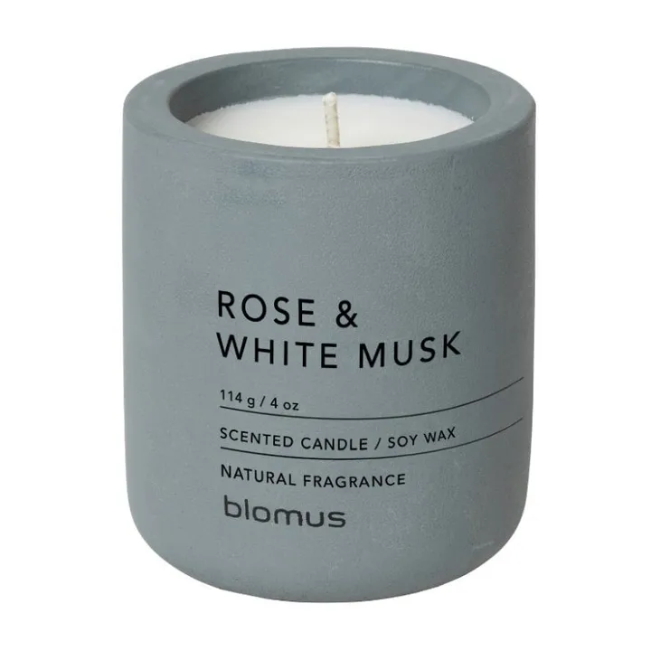 Fraga scented candles 24 hours - Rose & White Musk-Flintstone - blomus