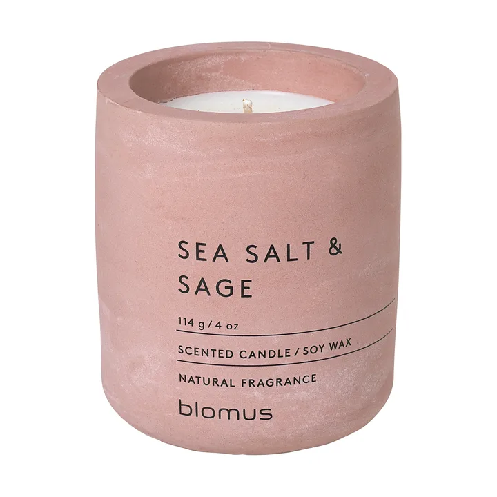 Fraga scented candles 24 hours - Sea salt & Sage-Withered Rose - blomus