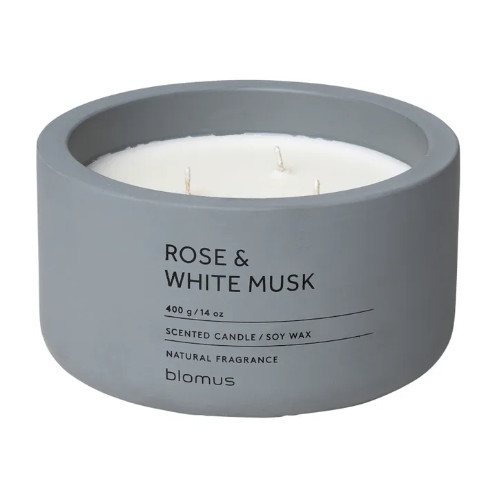 Fraga scented candles 25 hours - Rose & White Musk-Flintstone - blomus