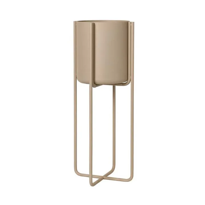 Kena flower pot S h55 cm Ø22 cm - nomad (beige) - blomus