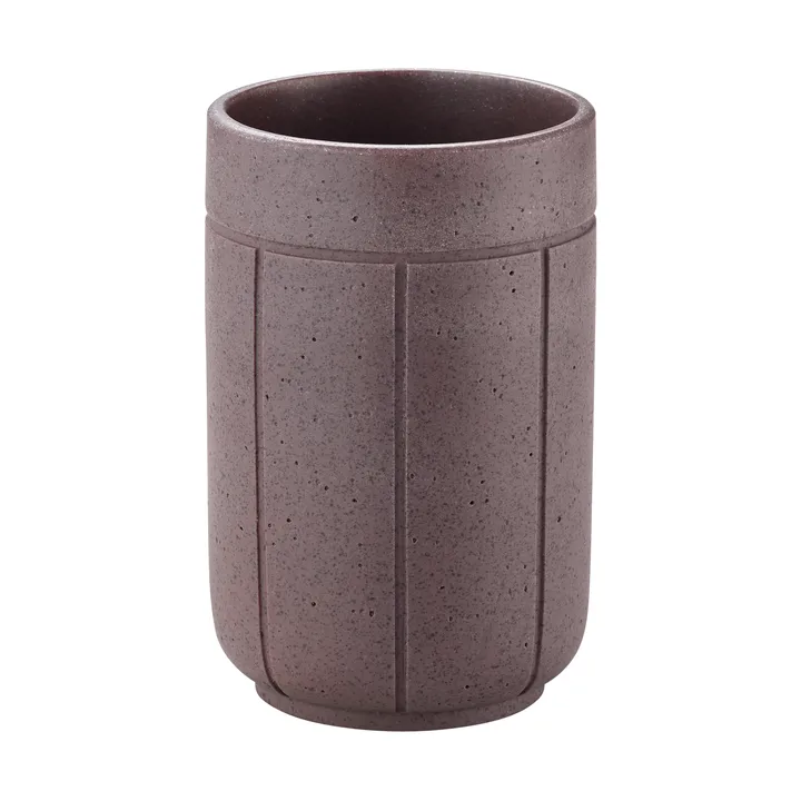 Kua toothbrush mug - Cedar Wood, Ø7x11 cm - blomus