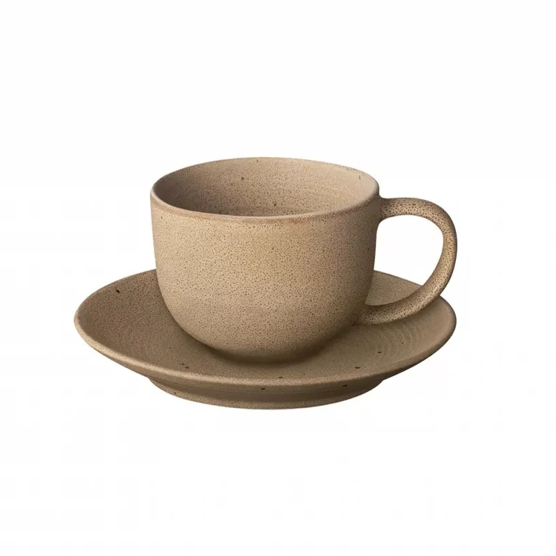 Kumi cup with saucer 19 cl 2-pack, Fungi blomus