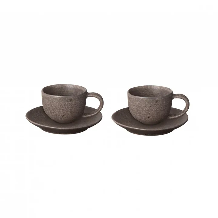 Kumi espresso cup with saucer 6 cl 2-pack - Espresso - blomus