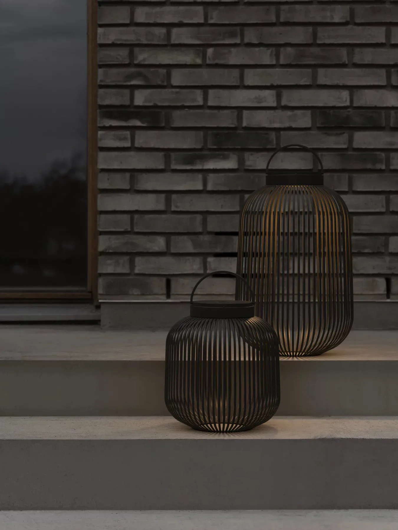 Lito LED lamp L, Black blomus