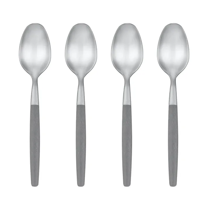 Maxime espresso spoon 11 cm 4-pack - Sharkskin - blomus