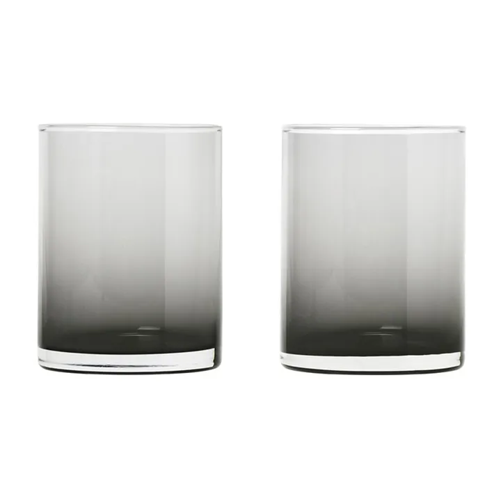 Mera tumbler 22 cl 2-pack - Smoke - blomus