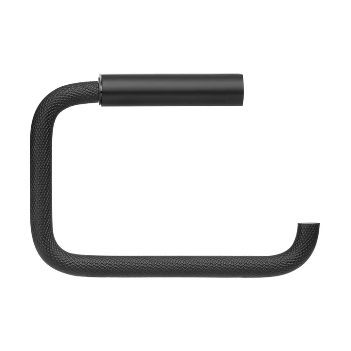 Modo Rof toilet paper holder - Black, 9x13 cm - blomus