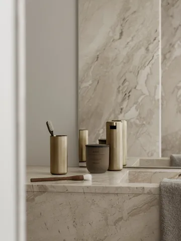 Modo Rof toothbrush holder - Brass, Ø5.5x12 cm - blomus