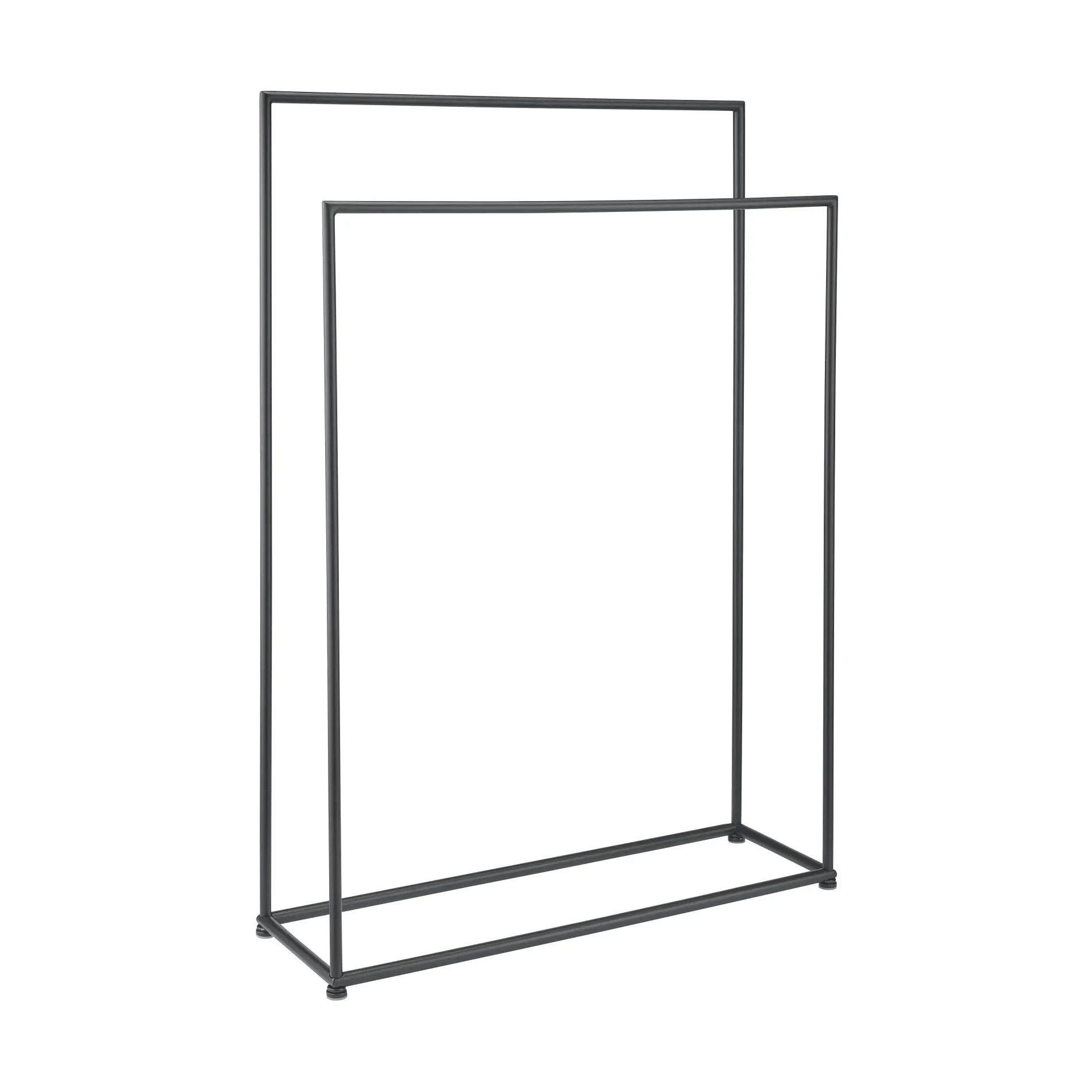 Modo towel rail, Black, 86x60x18.5 cm blomus