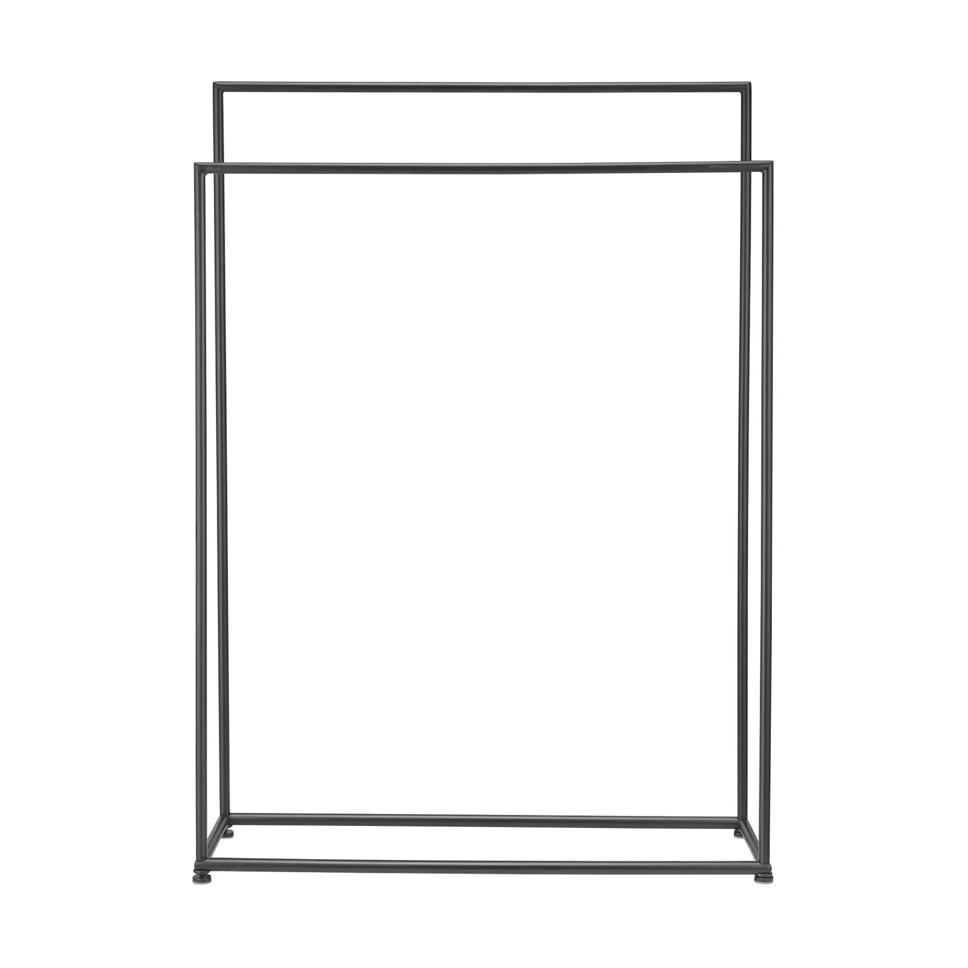 Modo towel rail, Black, 86x60x18.5 cm blomus