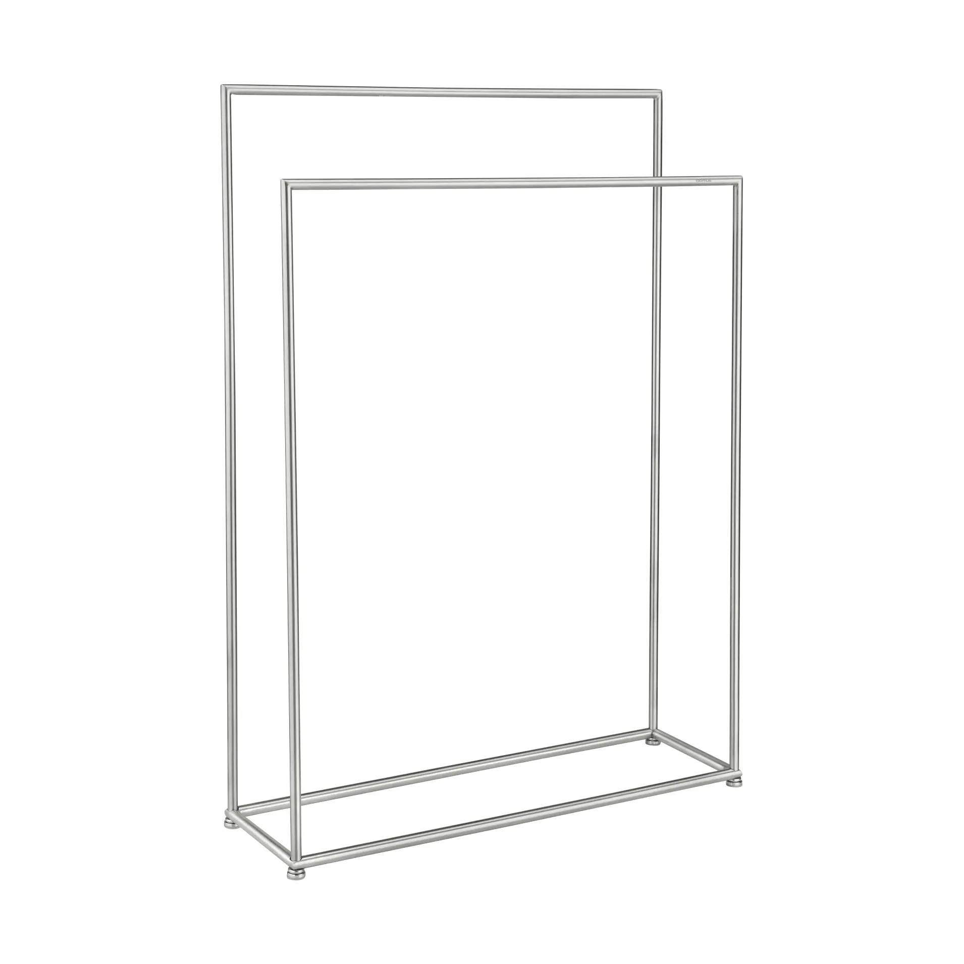 Modo towel rail, Stainless steel matt, 86x60x18.5 cm blomus