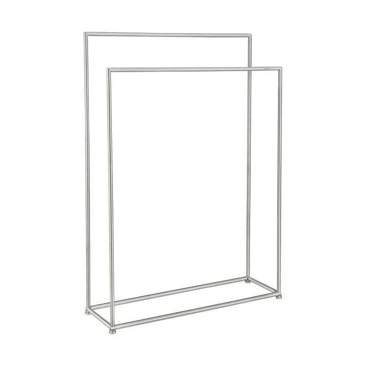 Modo towel rail - Stainless steel matt, 86x60x18.5 cm - blomus